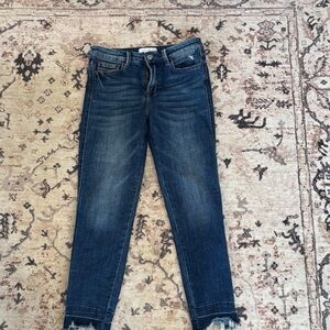 Classic Blue Ankle Jeans for Women